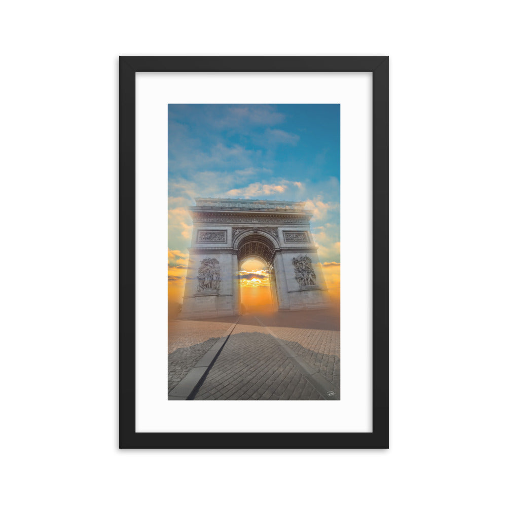 Arc de triomphe Spring Framed Poster