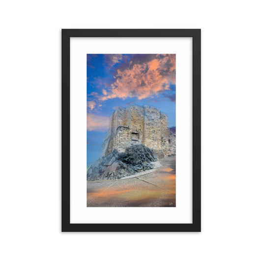 Edinburgh castle Spring Framed Poster