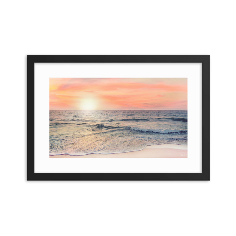 Beachside Framed Poster