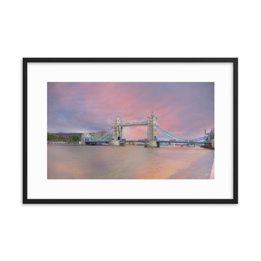 Tower Bridge Spring Framed Poster