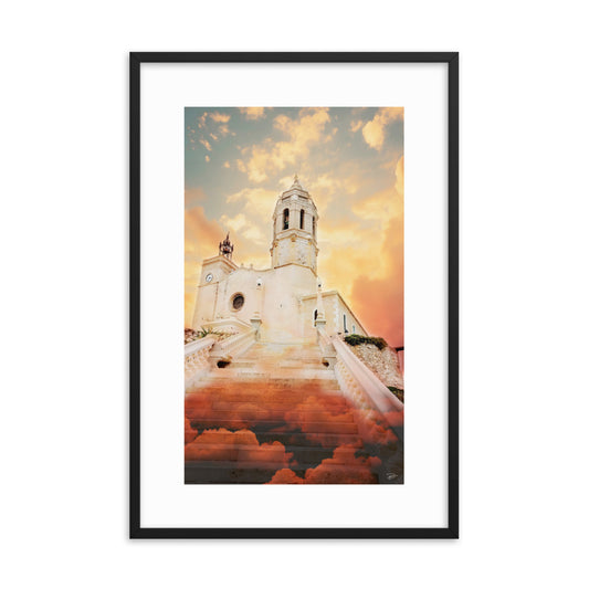 Sitges Spring Framed Poster