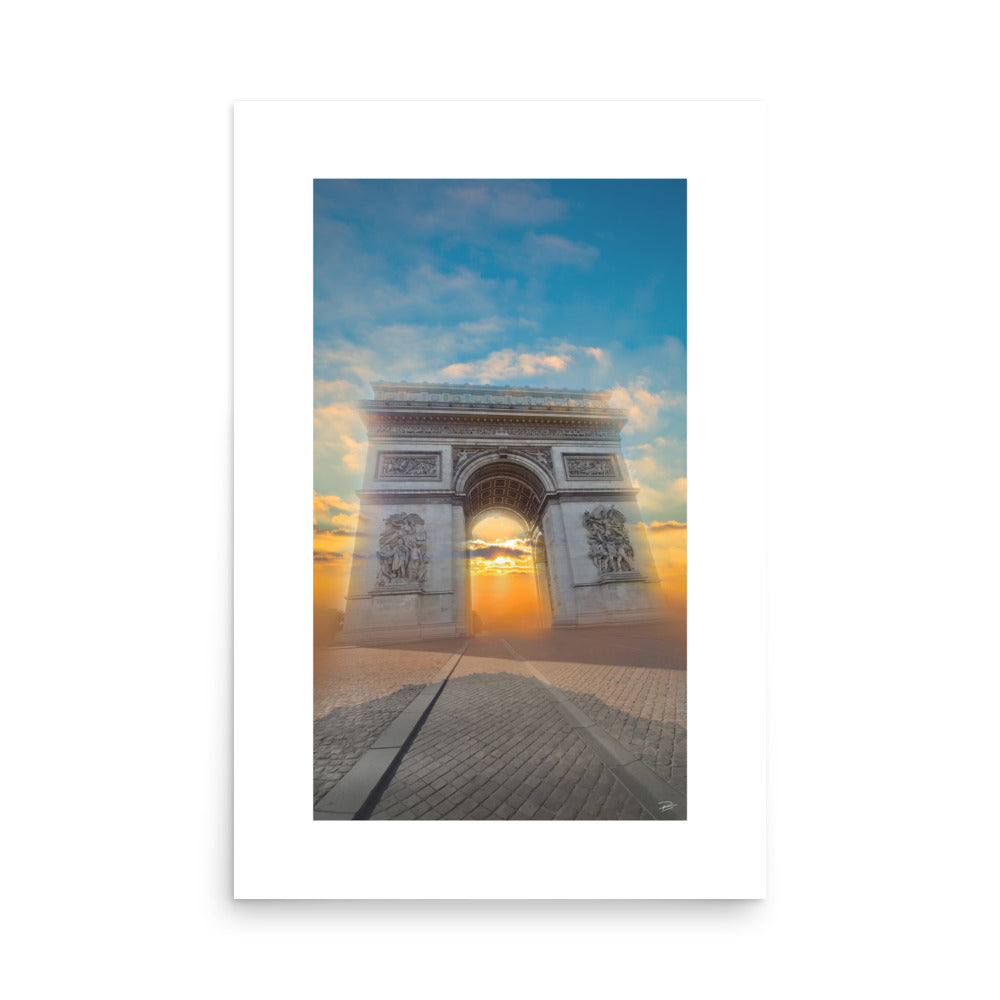 Arc de triomphe Spring Poster